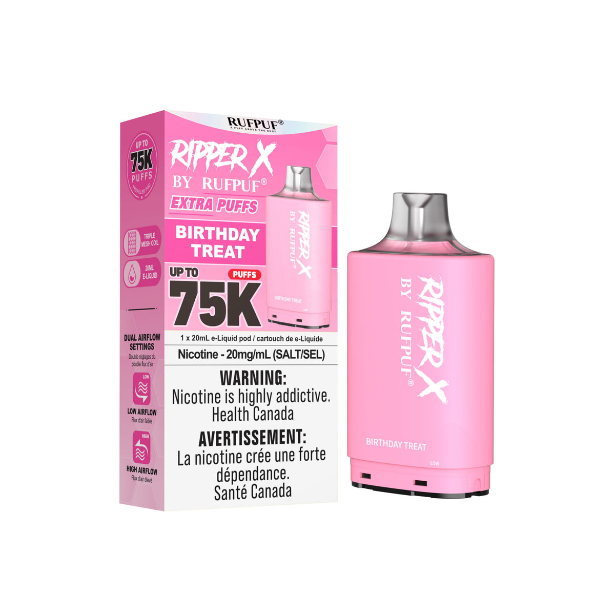 Ripper X 75K - Birthday Treat - 20mg