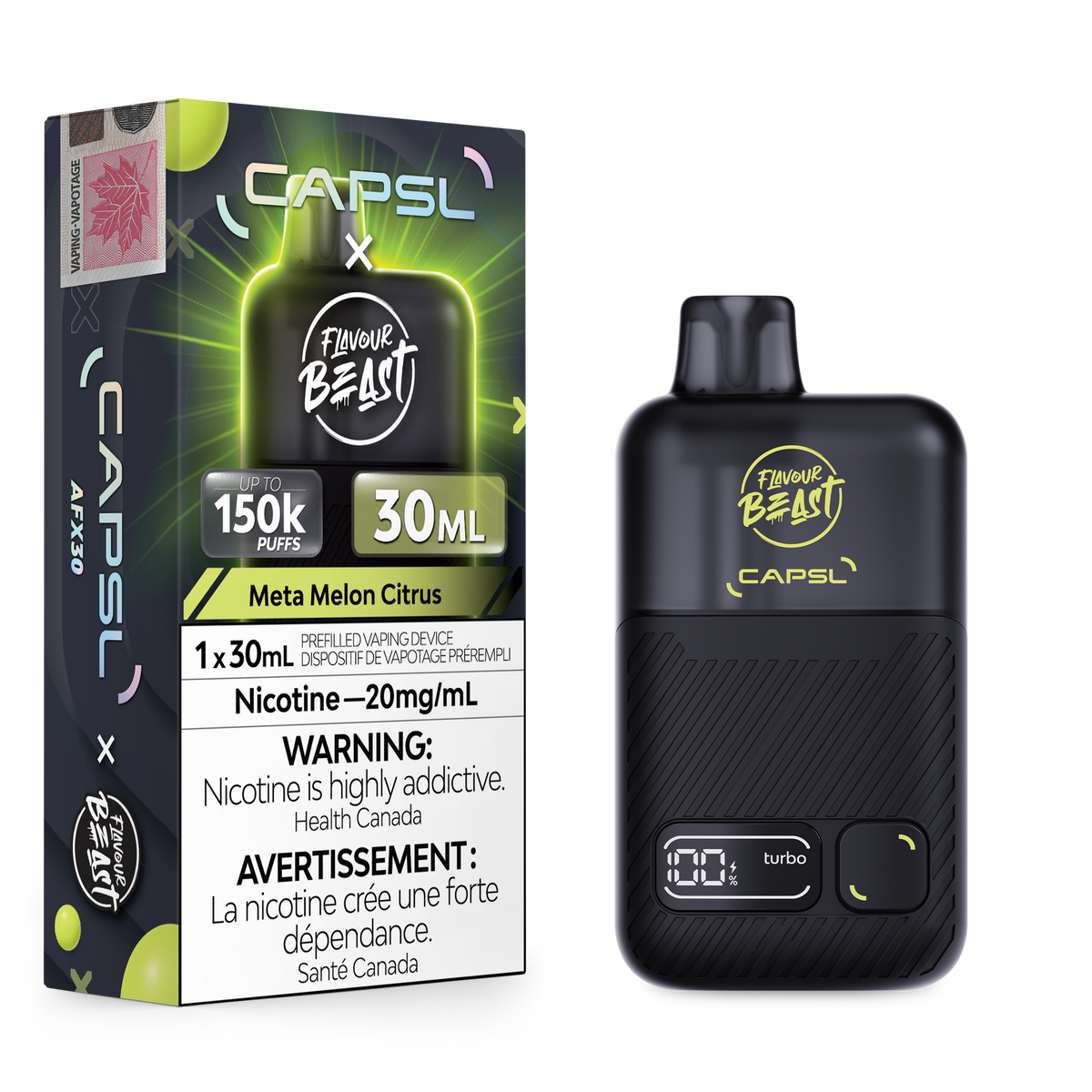 Flavour Beast - CAPSL AFX30 - Meta Melon Citrus - 20mg