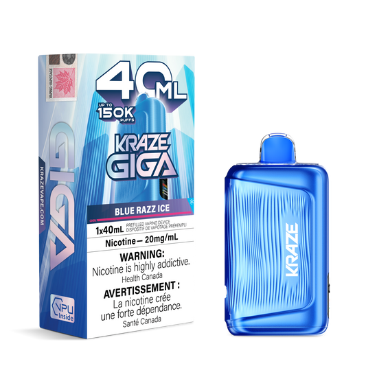 Kraze Giga - Blue Razz Ice - 20mg