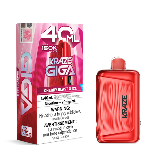 Kraze Giga - Cherry Blast G Ice - 20mg