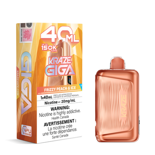 Kraze Giga - Frizzy Peach G Ice - 20mg