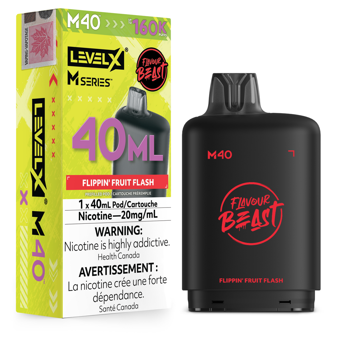 Level X Flavour Beast M Series - 40ml - Flippin' Fruit Flash - 20mg