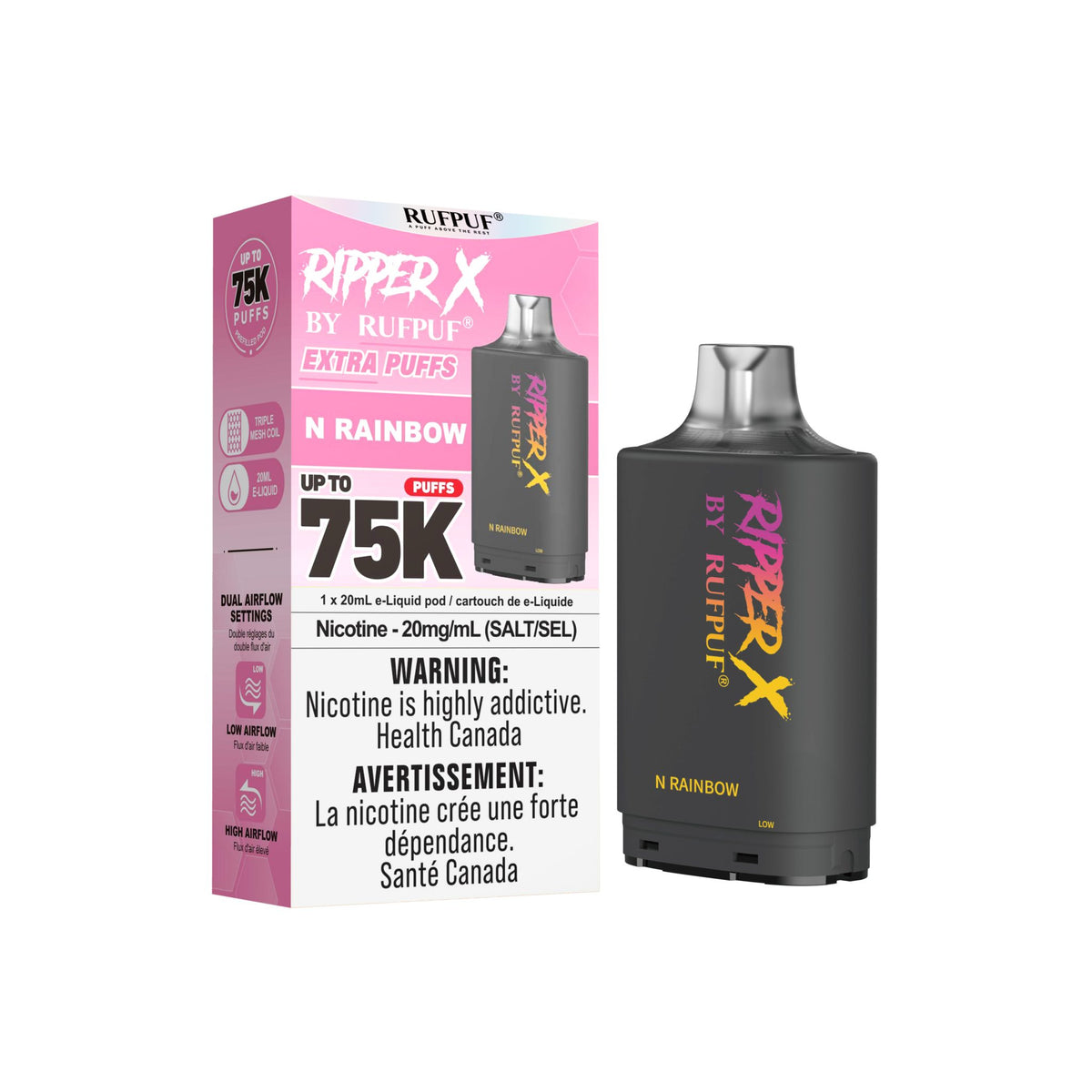 Ripper X 75K - N Rainbow - 20mg