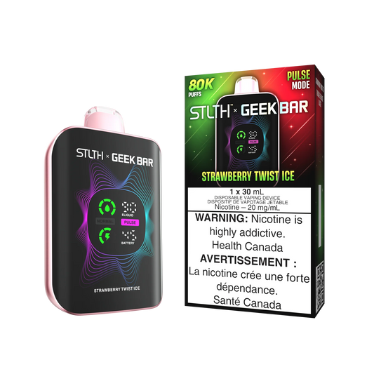 STLTH X Geek Bar Disposable - Strawberry Twist Ice - 20mg