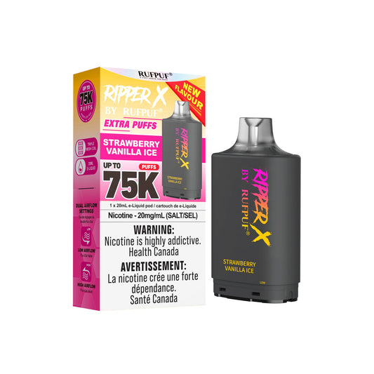 Ripper X 75K - Strawberry Vanilla Ice - 20mg