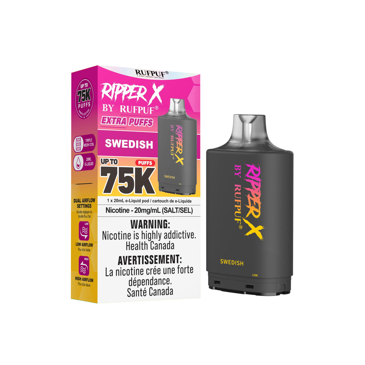 Ripper X 75K - Swedish - 20mg