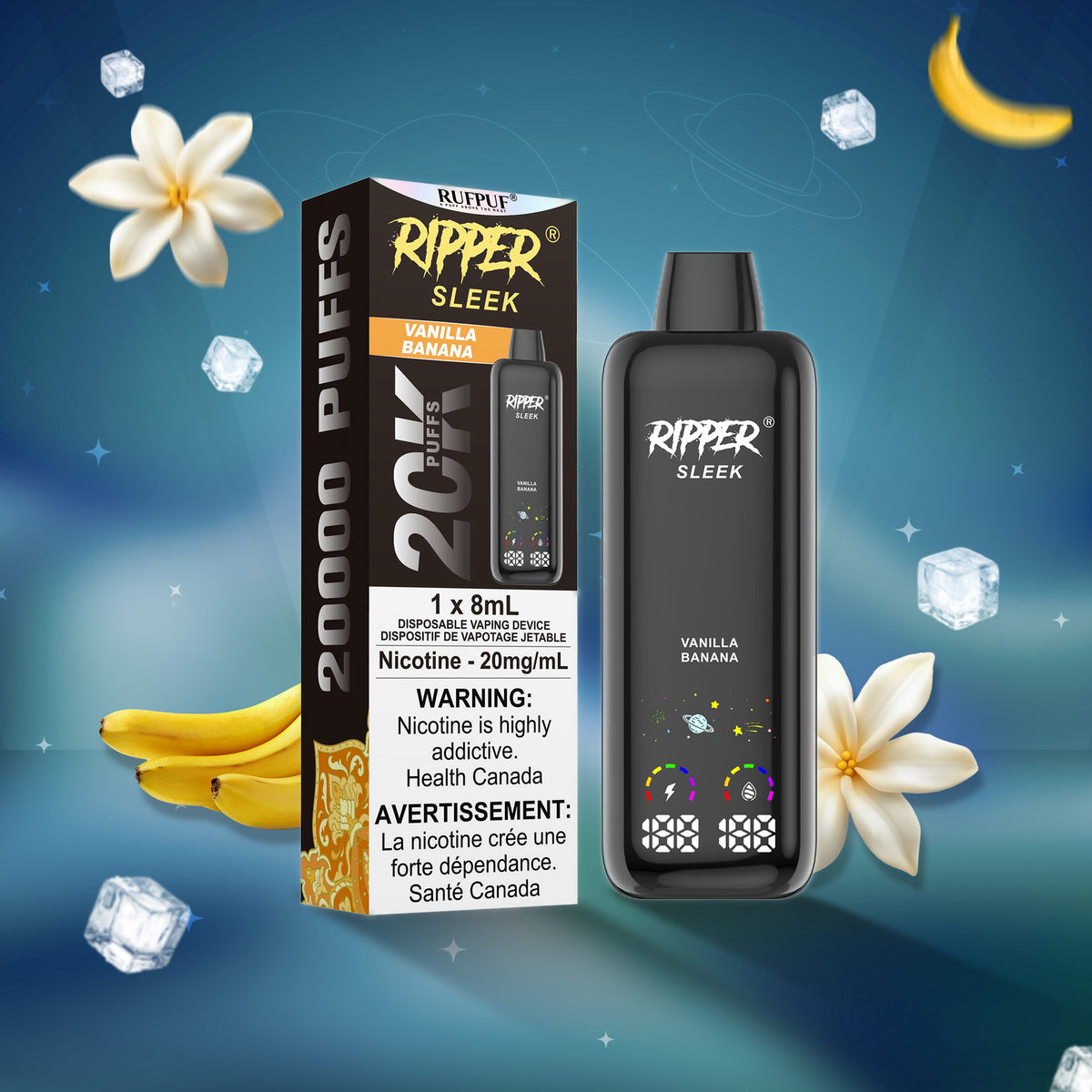 Vanilla Banana Ripper SLEEK - 20mg