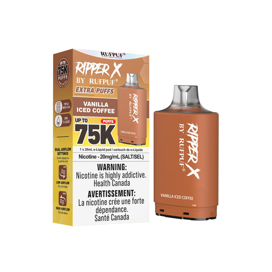 Ripper X 75K - Vanilla Iced Coffee - 20mg