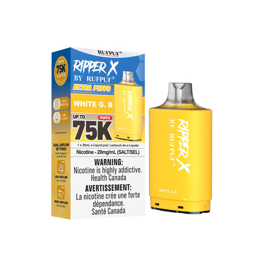 Ripper X 75K - WHITE G.B - 20mg