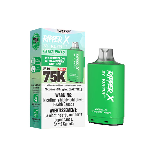 Ripper X 75K - Watermelon Strawberry Kiwi Ice -20mg