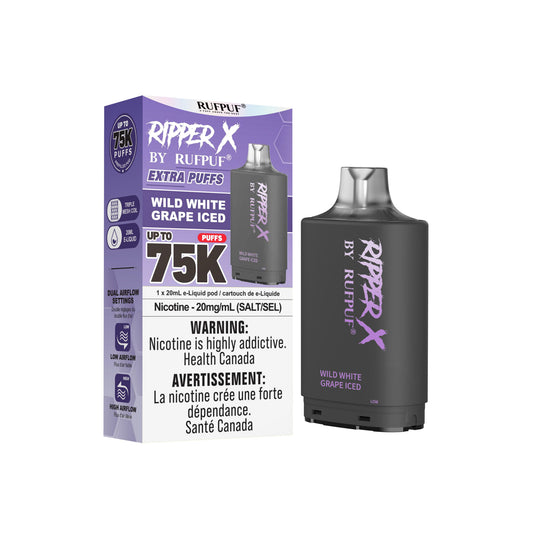 Ripper X 75K - Wild White Grape Iced - 20mg