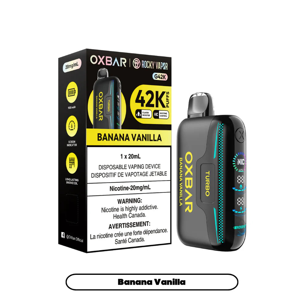 Rocky Vapor Oxbar G42K - Banana Vanilla - 20mg