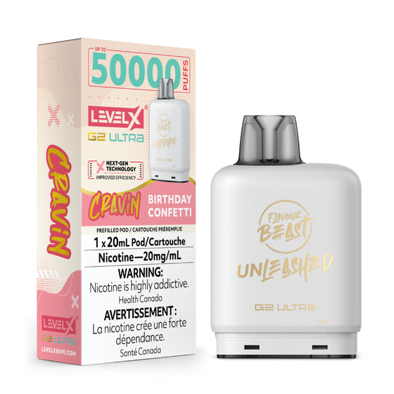 Level X Unleashed G2 Ultra - Cravin' Birthday Confetti - 20mg