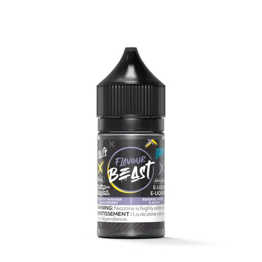 Flavour Beast E-Liquid 30ml - Blazin' Banana Blackberry Iced - 20mg