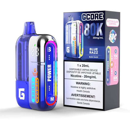BLUE RAZZ Gcore G80k - 20mg