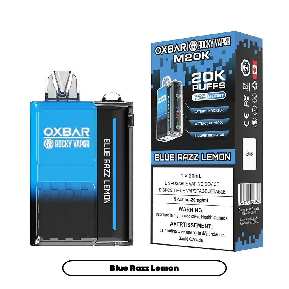 Rocky Vapor Oxbar M20K - Blueberry Raspberry Lemon - 20mg