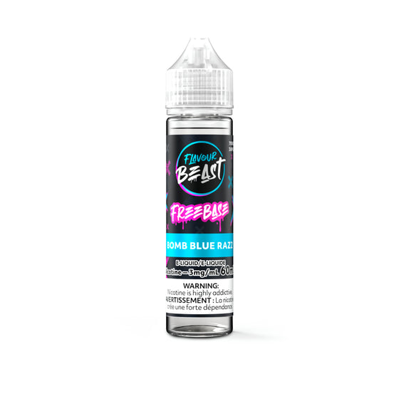 Flavour Beast E-Liquid Freebase 60ml - Bomb Blue Razz - 3mg