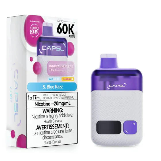 Flavour Beast - CAPSL AFX17 Disposable - S. Blue Razz - 20mg