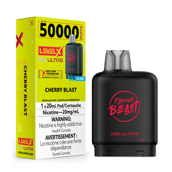 Level X Flavour Beast G2 Ultra - Cherry Blast - 20mg