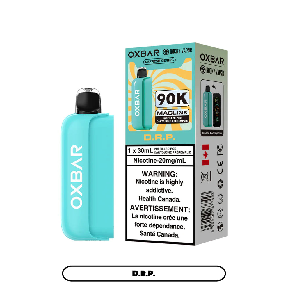 Rocky Vapor Oxbar Maglink Replacement Pod - Refresh Series - D.R.P. - 20mg