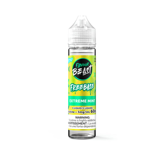 Flavour Beast E-Liquid Freebase 60ml - Extreme Mint Iced - 3mg
