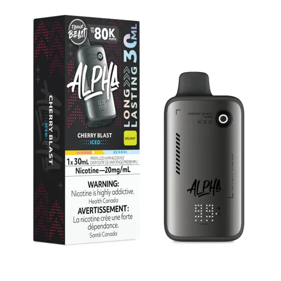 Flavour Beast Alpha Disposable - Cherry Blast Iced - 20mg