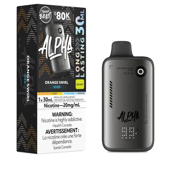 Flavour Beast Alpha Disposable - Orange Swirl Iced - 20mg