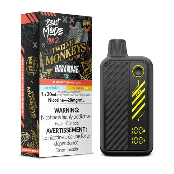 Flavour Beast Beast Mode Max 2 Disposable - Harambae Iced - 20mg