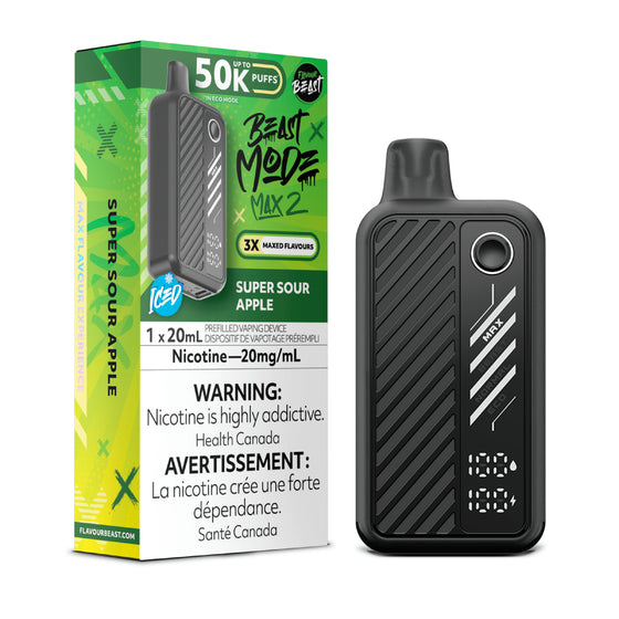 Flavour Beast Beast Mode Max 2 Disposable - Super Sour Apple - 20mg