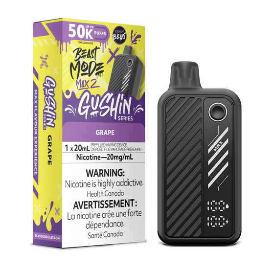 Flavour Beast Beast Mode Max 2 Disposable - Gushin Grape - 20mg
