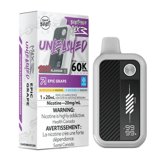Flavour Beast Beast Mode Max 3 - Epic Grape Iced - 20mg