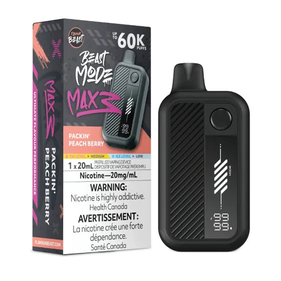 Flavour Beast Beast Mode Max 3 - Packin' Peach Berry - 20mg