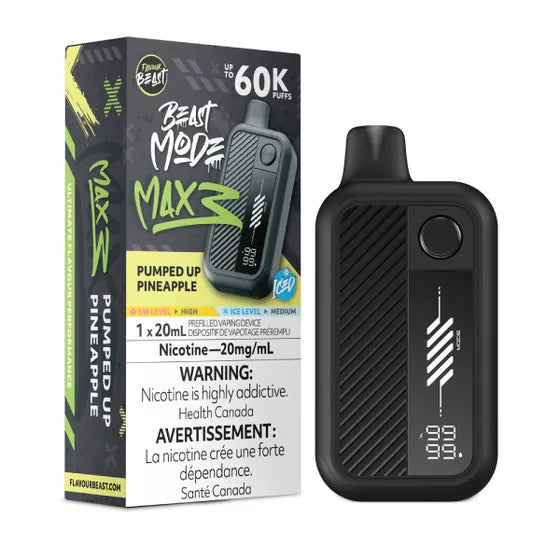 Flavour Beast Beast Mode Max 3 - Pumped Up Pineapple Iced - 20mg