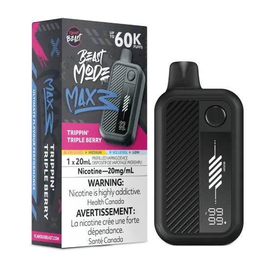 Flavour Beast Beast Mode Max 3 - Trippin' Triple Berry - 20mg
