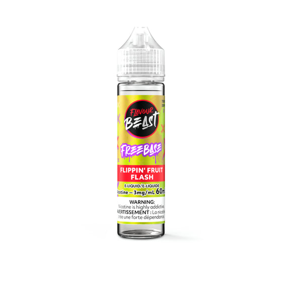 Flavour Beast E-Liquid Freebase 60ml - Flippin' Fruit Flash - 3mg