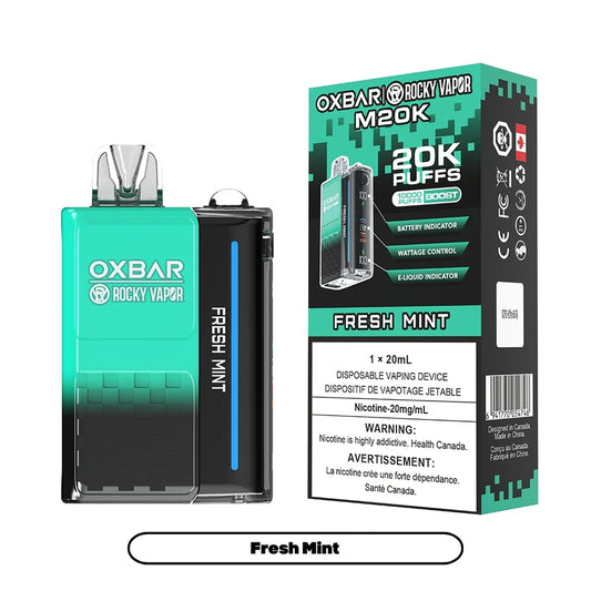 Rocky Vapor Oxbar M20K - Fresh Mint - 20mg