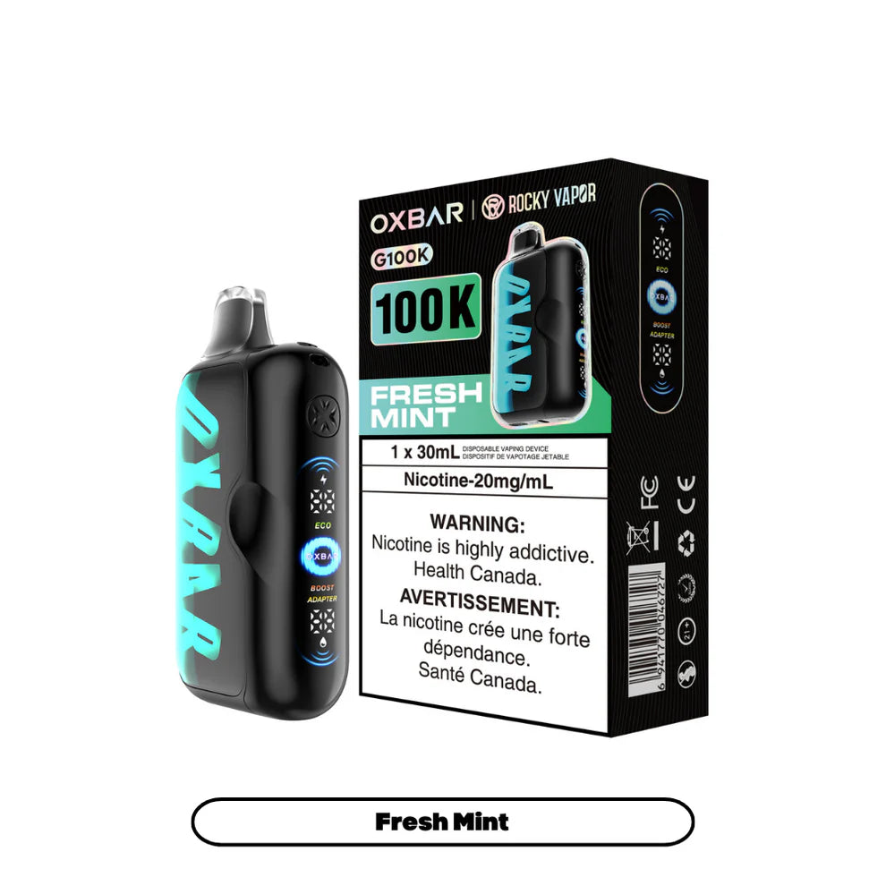 Rocky Vapor Oxbar G100K - Fresh Mint - 20mg