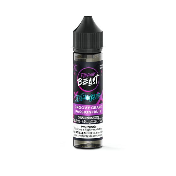 Flavour Beast E-Liquid 60ml - Groovy Grape Passionfruit (ICED) - 20mg