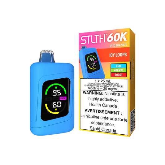 STLTH 60K Disposable - Icy Loops - 20mg
