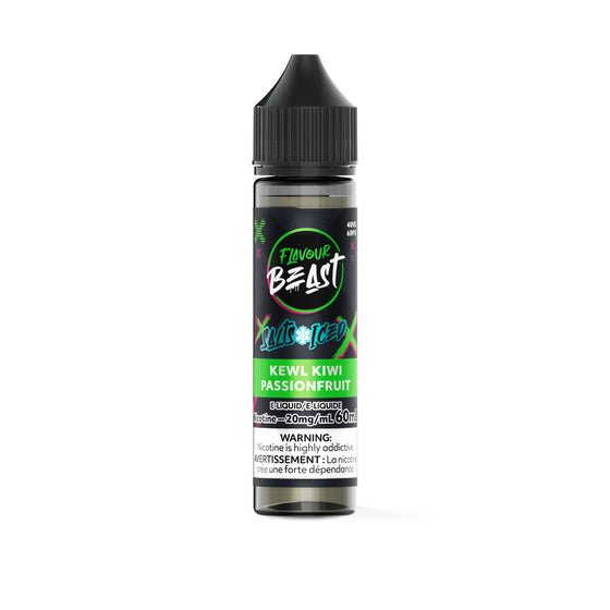 Flavour Beast E-Liquid 60ml - Kewl Kiwi Passionfruit - 20mg