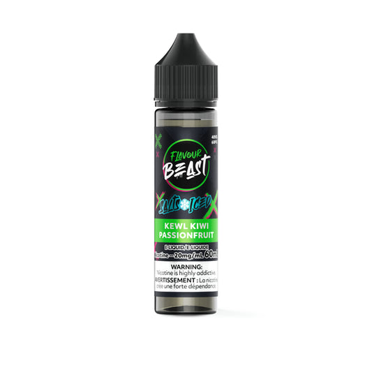 Flavour Beast E-Liquid 60ml - Kewl Kiwi Passionfruit - 20mg