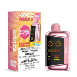 Kraze Mega X Klassic - Norwegian Berry G Ice - 20mg