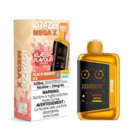 Kraze Mega X Klassic - Peach Mango Ice - 20mg