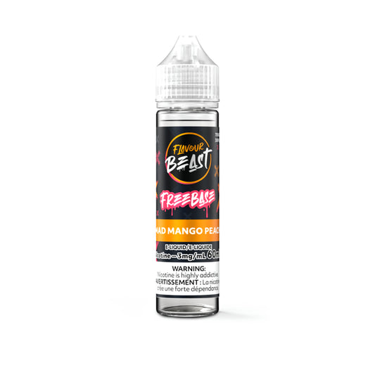 Flavour Beast E-Liquid Freebase 60ml - Mad Mango Peach - 3mg