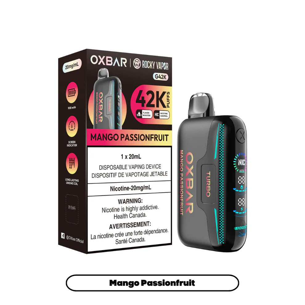 Rocky Vapor Oxbar G42K - Mango Passionfruit - 20mg