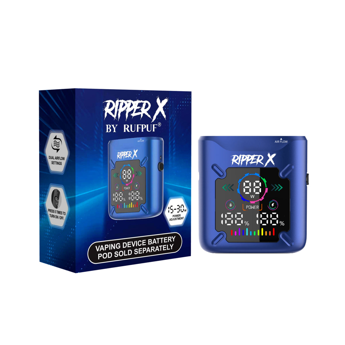Ripper X 75K - METALLIC DARK BLUE X ULTRA BATTERY