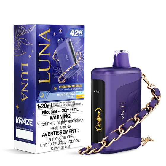 Kraze Luna - Midnight Razz Frost - 20mg