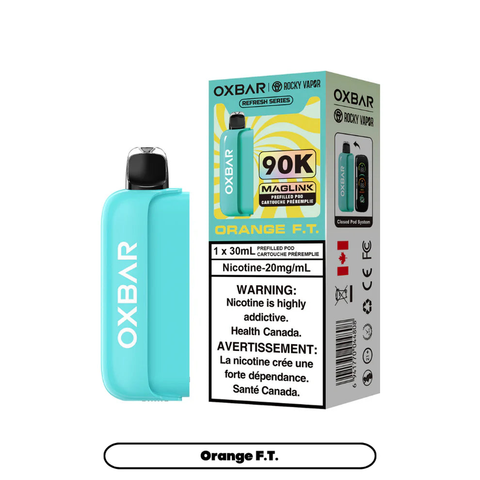 Rocky Vapor Oxbar Maglink Replacement Pod - Refresh Series - Orange F.T. - 20mg