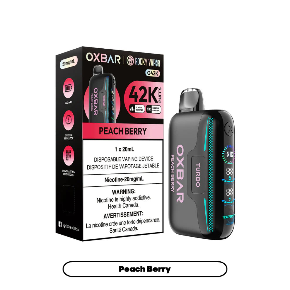 Rocky Vapor Oxbar G42K - Peach Berry - 20mg