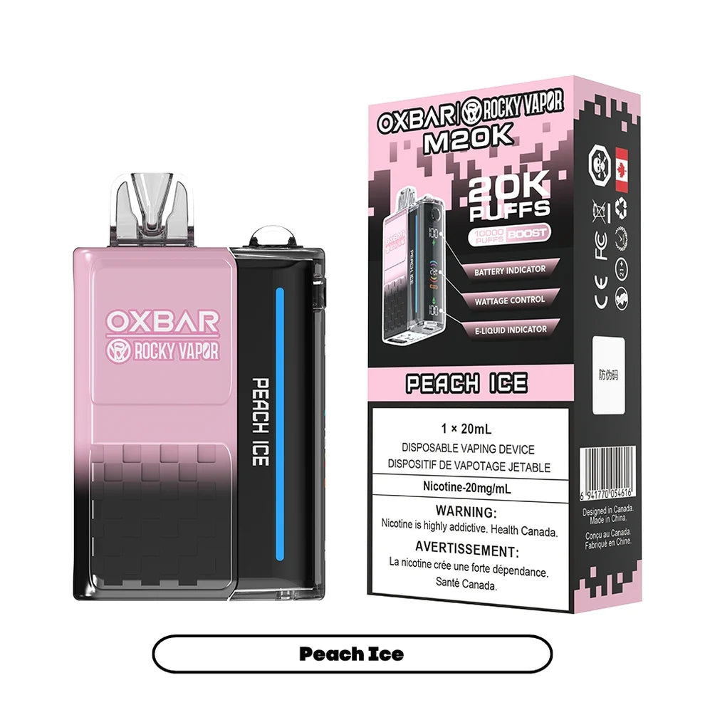 Rocky Vapor Oxbar M20K - Peach Ice - 20mg